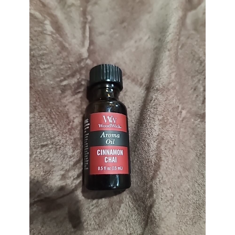 WoodWick Cinnamon Chai Highly Fragranced Aroma Oil 0.5 Oz. Rare Htf